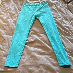 Alo Yoga Alosoft Flow High-waist Leggings Size Small Bright Aqua Blue